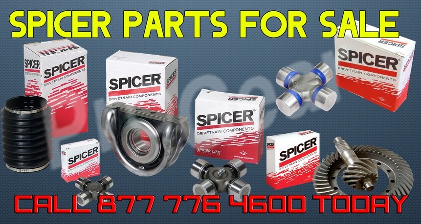 Spicer transmission parts in their boxes